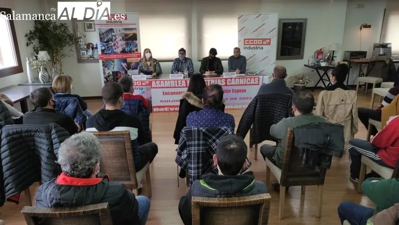 Asamblea de CCOO en Guijuelo en el Hotel Entredos - Kiko Robles