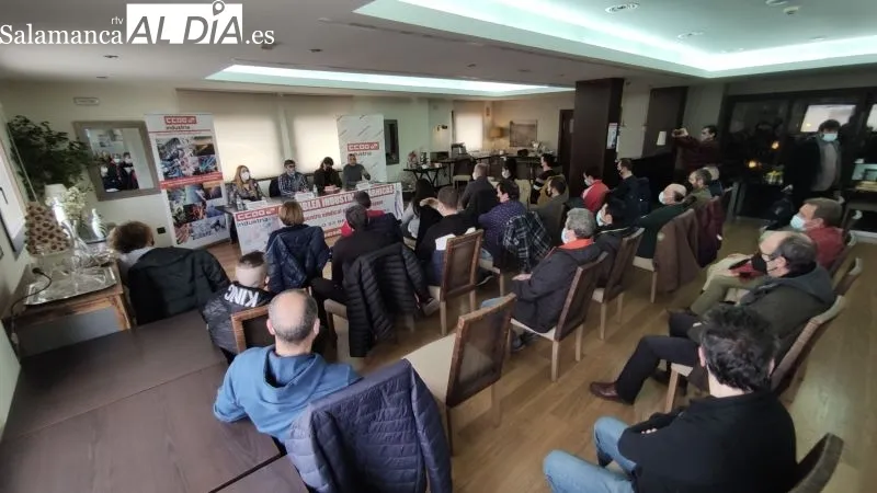 Asamblea de CCOO en Guijuelo en el Hotel Entredos - Kiko Robles
