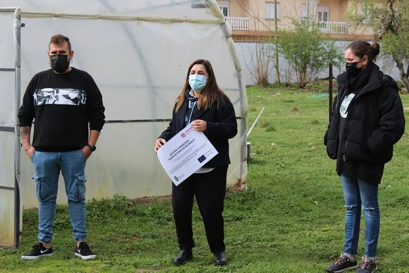Foto 3 - Arranca con ocho alumnos una nueva acci&oacute;n en agricultura ecol&oacute;gica