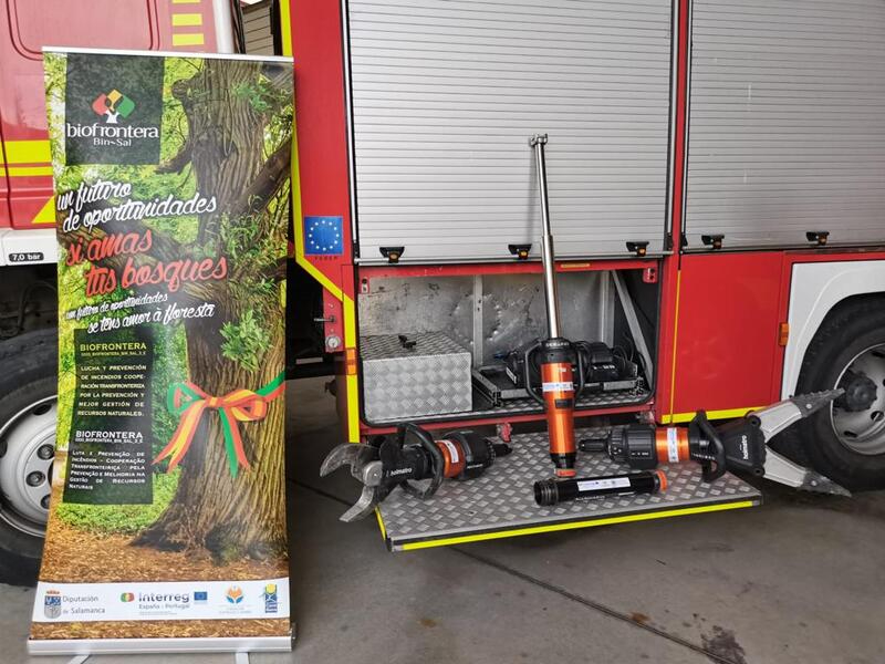 Foto 2 - La Diputación amplía su equipamiento especializado en materia de lucha contra incendios