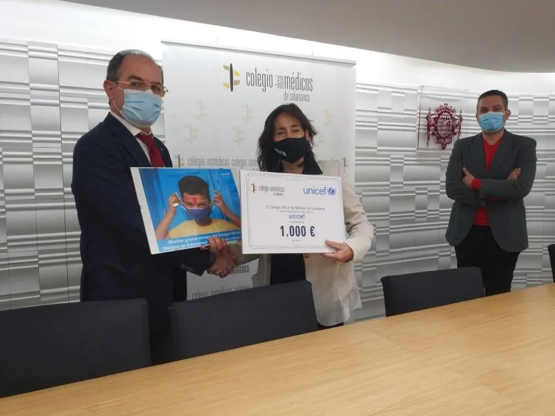 Acuerdo entre el Colegio Oficial de Médicos de Salamanca y Unicef para combatir el cáncer