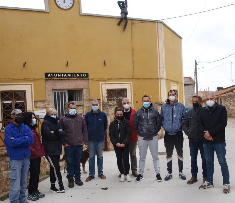 Visita a los alumnos y al equipo docente de la acción formativa de empleo que se está desarrollando en Morille