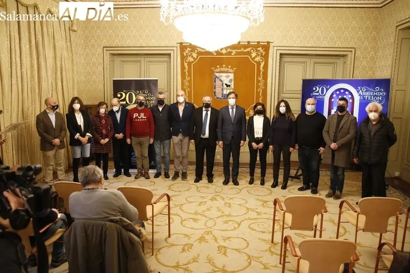 Presentación en el Ayuntamiento de la programación cultural por el 20 aniversario de la capitalidad cultural y el V centenario de la muerte de Nebrija. Foto de David Sañudo