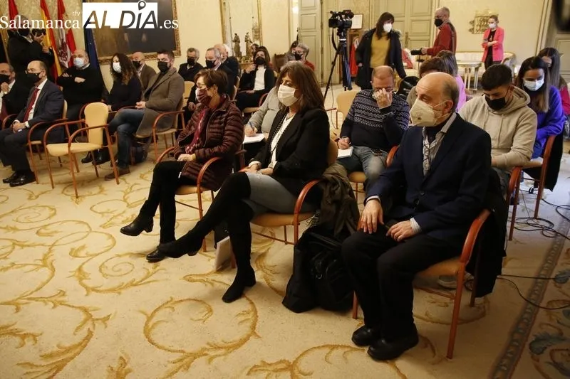 Presentación en el Ayuntamiento de la programación cultural por el 20 aniversario de la capitalidad cultural y el V centenario de la muerte de Nebrija. Foto de David Sañudo