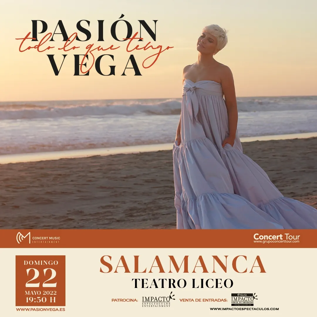 Foto 2 - Pasi&oacute;n Vega en concierto por primera vez en Salamanca