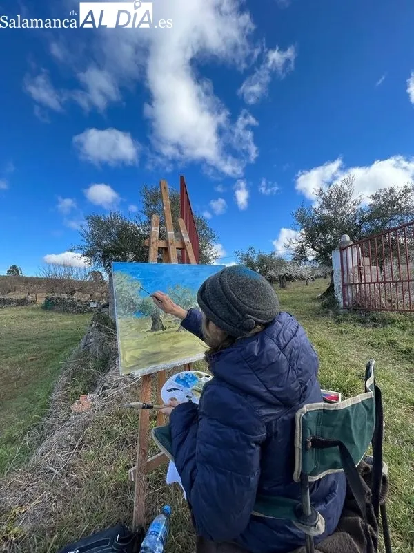 Certamen de pintura al aire libre en La Fregeneda