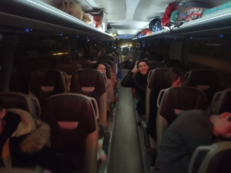 El autobús con los primeros refugiados ucranianos llegará a Salamanca mañana