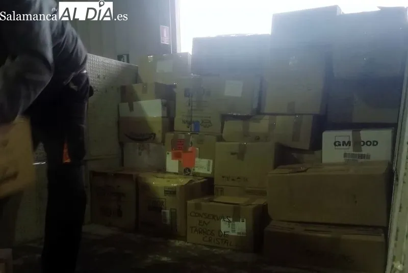 Primer camión de ayuda al pueblo ucraniano procedente de municipios del Abadengo