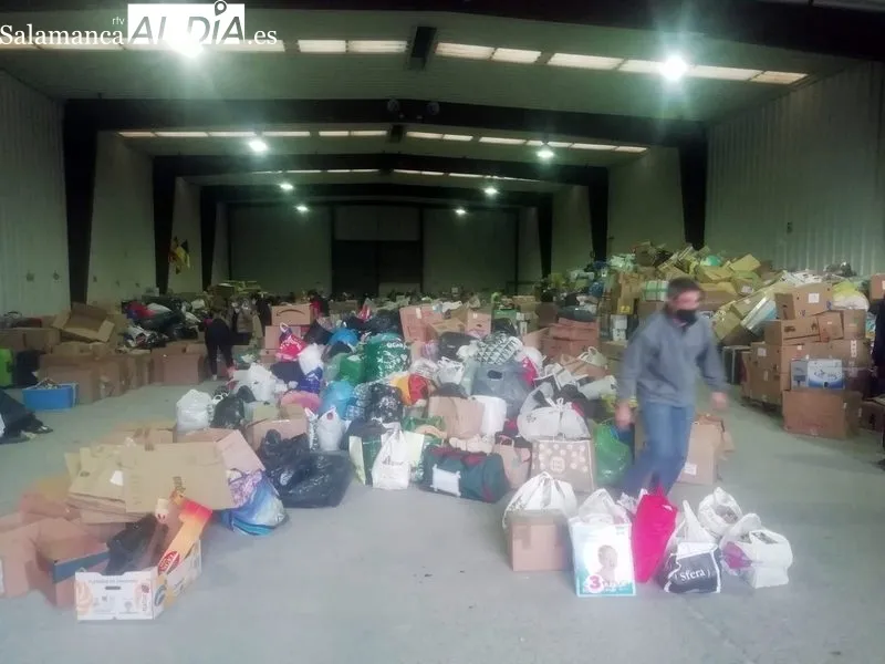 Primer camión de ayuda al pueblo ucraniano procedente de municipios del Abadengo
