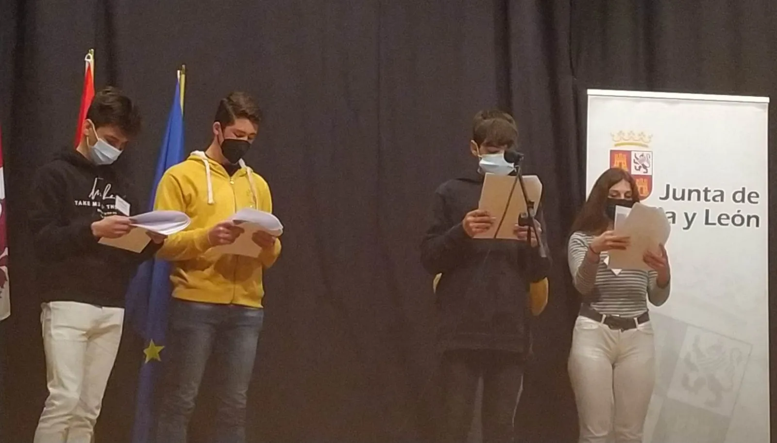 Foto 6 - El IES Fray Diego y su alumno Pablo Alaejos ganan la fase provincial del Certamen de Lectura en P&uacute;blico