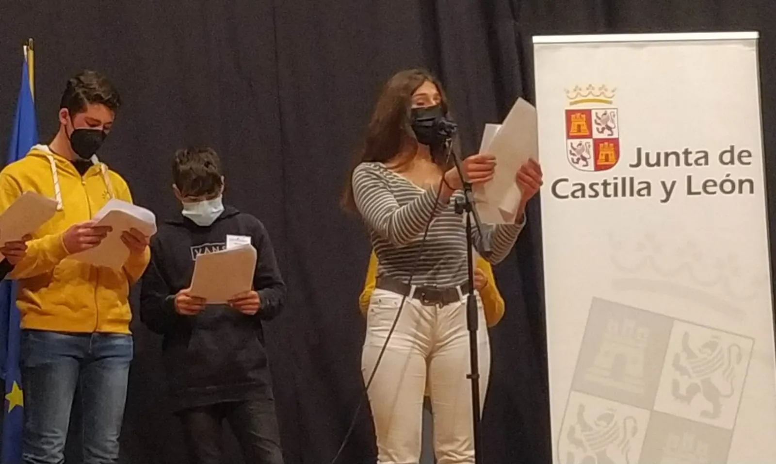 Foto 4 - El IES Fray Diego y su alumno Pablo Alaejos ganan la fase provincial del Certamen de Lectura en P&uacute;blico