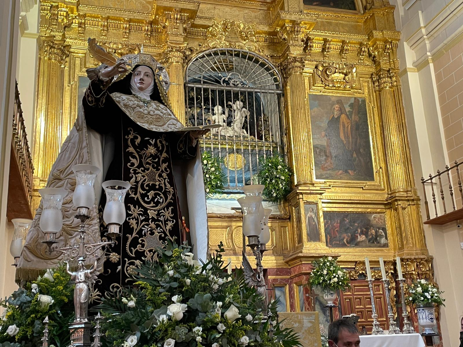 La imagen procesional de Santa Teresa presidir&aacute; la exposici&oacute;n de los Centenarios Teresianos
