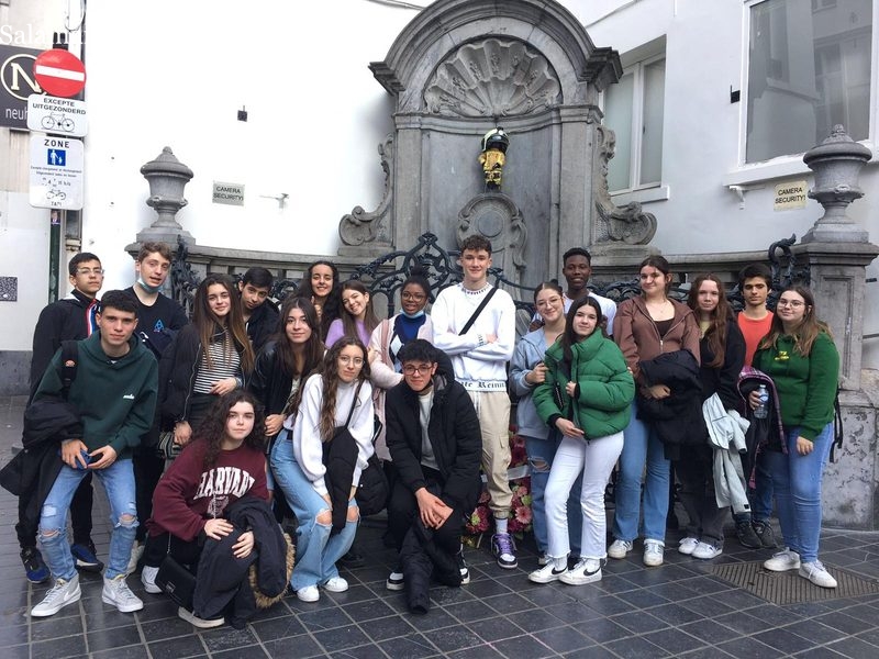 Un grupo de 11 alumnos del IES Campo Charro viajaba esta semana pasada a Bérlgica con el programa Erasmus+