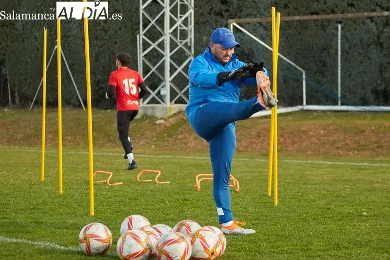 Galería de imágenes de Luis Hernández durante un entrenamiento con el filial del Salamanca UDS / Fotos: David Sañudo