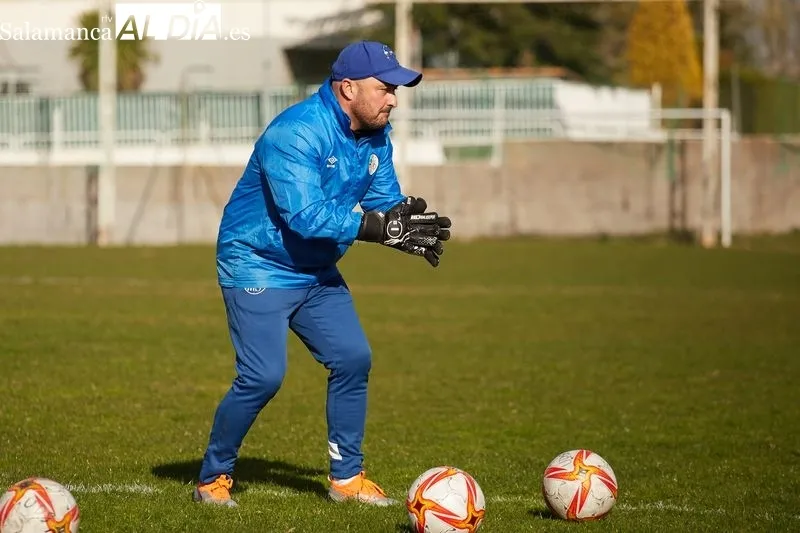 Galería de imágenes de Luis Hernández durante un entrenamiento con el filial del Salamanca UDS / Fotos: David Sañudo