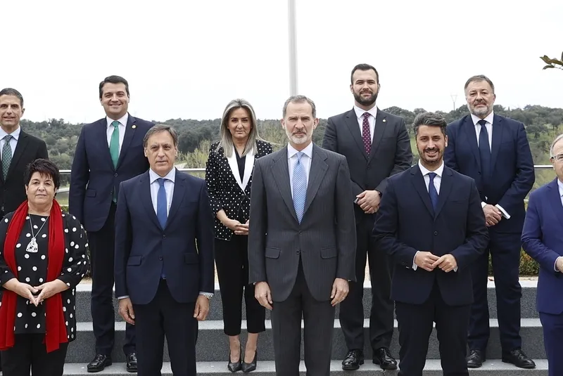 El Rey Don Felipe recibe en audiencia a los miembros de la Asamblea del Grupo de Ciudades Patrimonio de la Humanidad de España. Fotos: Casa Real