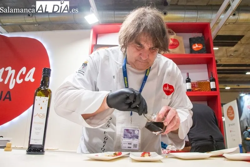 Nicolás Sánchez Monje en el showcooking de Madrid Fusión 2022. FOTOS: DAVID CORRAL