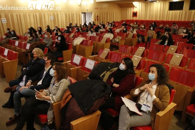 Jornadas del 30 aniversario de Ariadna, Autismo Salamanca, en el auditorio Fonseca. Foto de David Sañudo