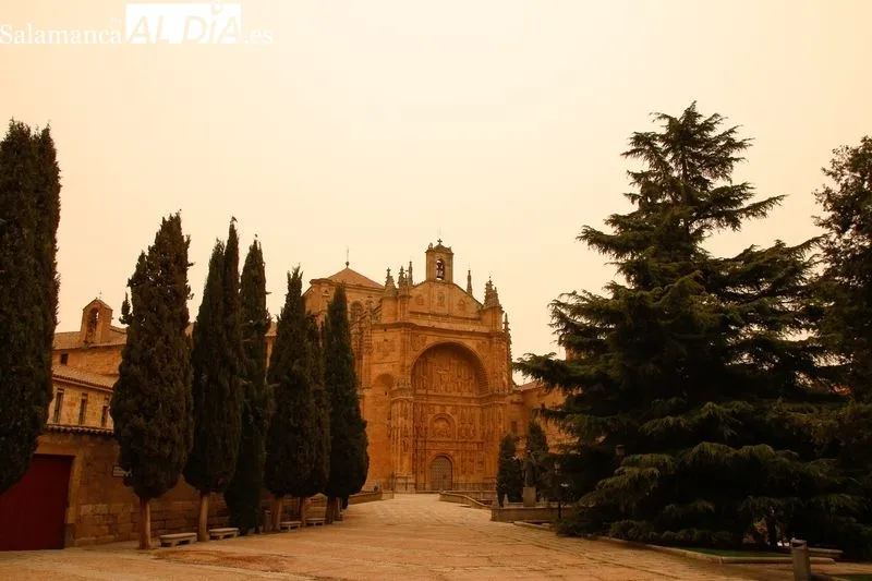 Efectos de la calima en Salamanca. Foto de David Sañudo