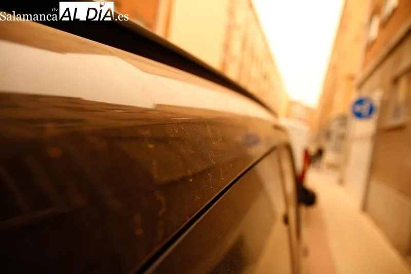 Efectos de la calima en Salamanca. Foto de David Sañudo