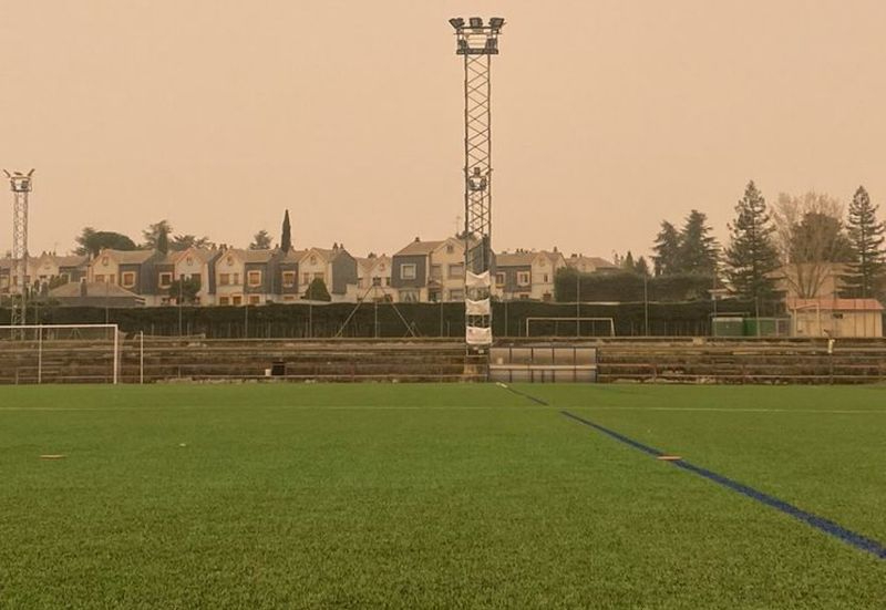 Campo Tori, donde entrenan habitualmente las secciones inferiores del Salamanca UDS. Foto @BaseUDS