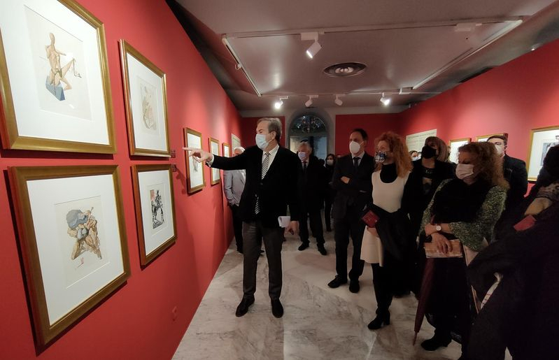 Inauguración de la muestra 'Dalí y la Divina Comedia', en el Museo Art Nouveau y Art Déco-Casa Lis de Salamanca