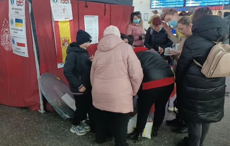 Foto 3 - Alberto L&oacute;pez, periodista salmantino: "En la frontera entre Polonia y Ucrania la solidaridad es desbordante"