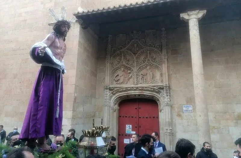 Vía crucis de Jesús Despojado por el décimo aniversario de la bendición de la imagen del Cristo. Foto @HDespojado