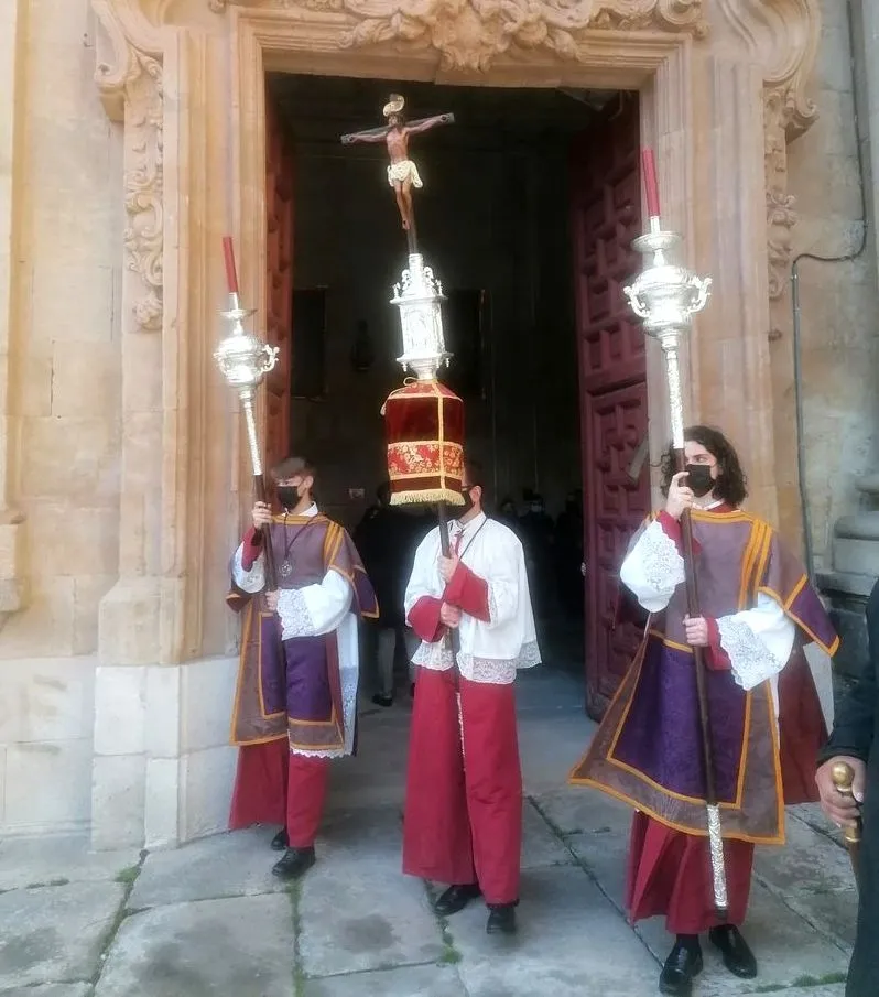 Vía crucis de Jesús Despojado por el décimo aniversario de la bendición de la imagen del Cristo. Foto @HDespojado