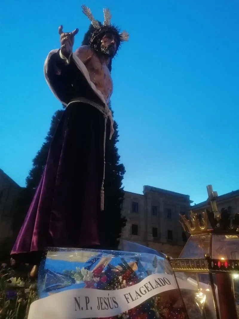 Vía crucis de Jesús Despojado por el décimo aniversario de la bendición de la imagen del Cristo. Foto @HDespojado