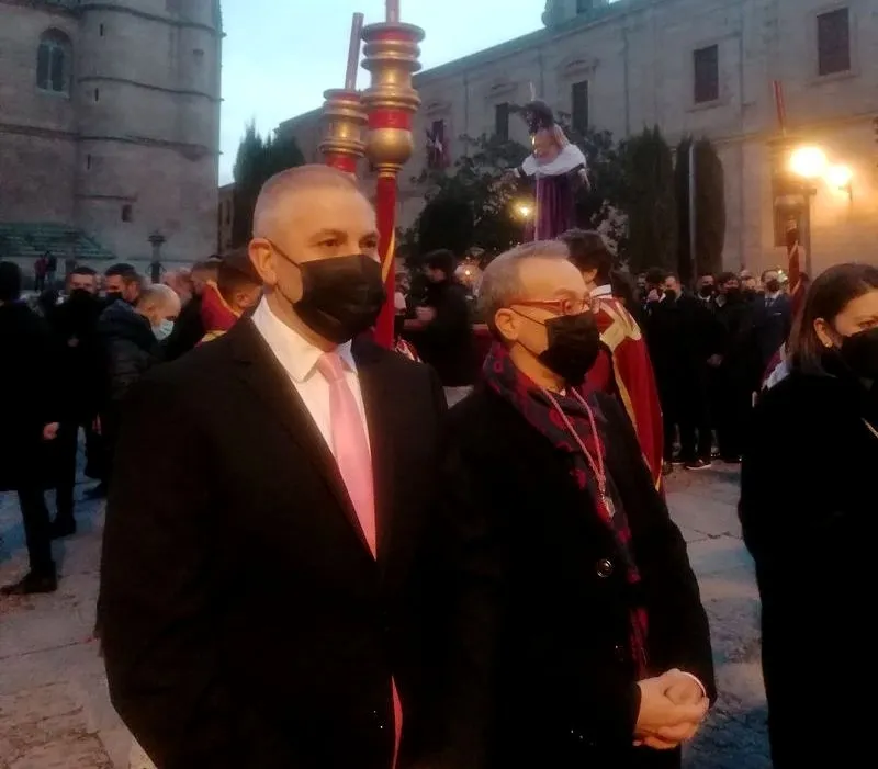 Vía crucis de Jesús Despojado por el décimo aniversario de la bendición de la imagen del Cristo. Foto @HDespojado