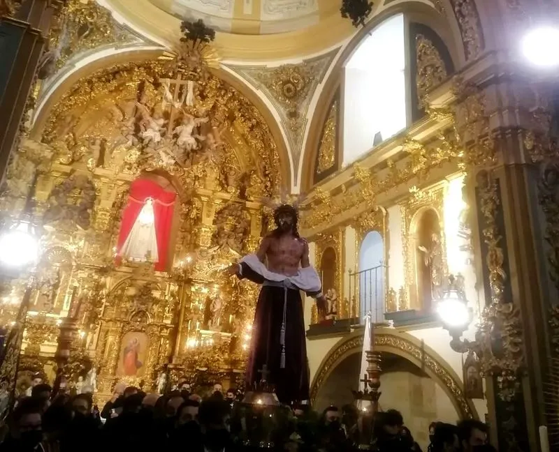 Vía crucis de Jesús Despojado por el décimo aniversario de la bendición de la imagen del Cristo. Foto @HDespojado
