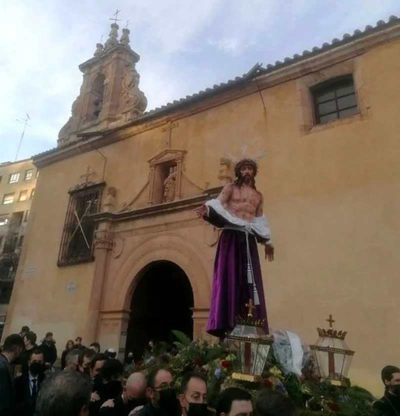 Vía crucis de Jesús Despojado por el décimo aniversario de la bendición de la imagen del Cristo. Foto @HDespojado
