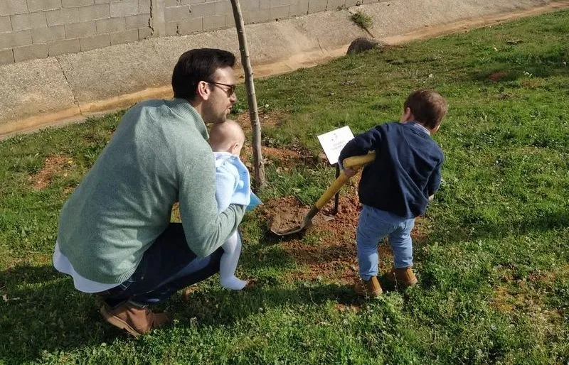 Plantación del Bosque de Niños en Doñinos de Salamanca