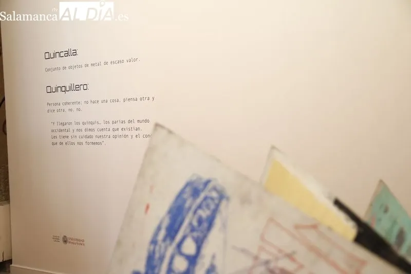 Exposición de `Poemario Neokinki’, de Álvaro Perote, en la Hospedería Fonseca. Foto de David Sañudo