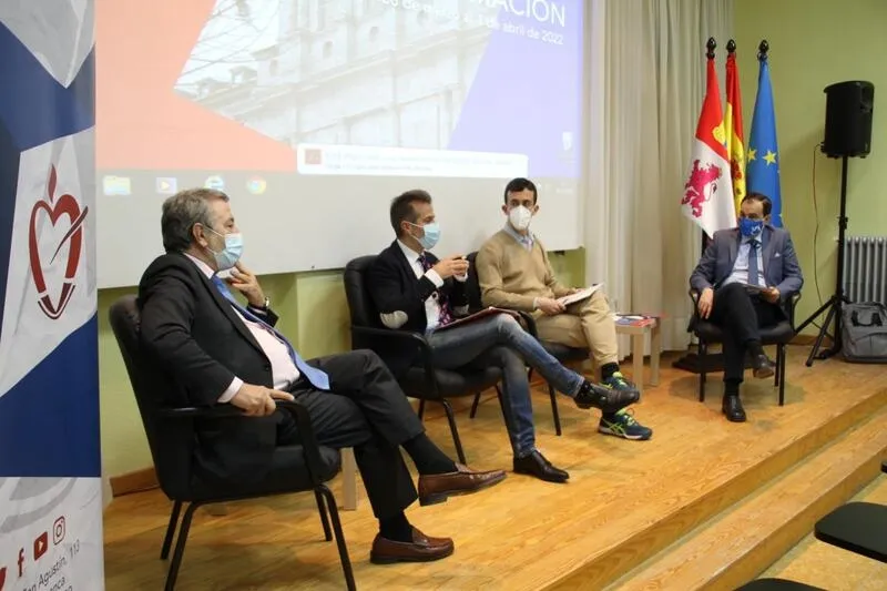 Foto 2 - El opositor venezolano Leopoldo L&oacute;pez aprovecha su visita a Salamanca para pedir "elecciones libres" en su pa&iacute;s
