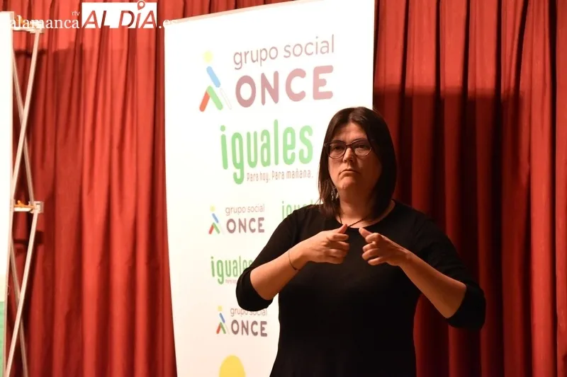Presentación de Esther Pérez como nueva Directora de la ONCE en Salamanca. Fotos: Vanesa Martins