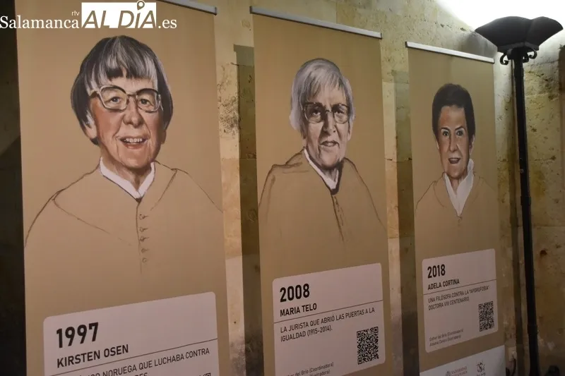 Exposición 'Honoris Causa: Mujeres doctoras en la Universidad de Salamanca'. Fotos: Vanesa Martins