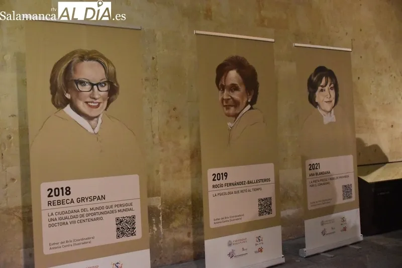 Exposición 'Honoris Causa: Mujeres doctoras en la Universidad de Salamanca'. Fotos: Vanesa Martins