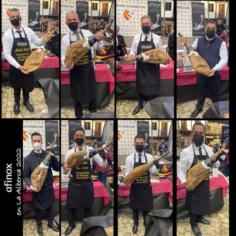 Foto 10 - Jes&uacute;s Garc&iacute;a triunfa en la final del Campeonato de Espa&ntilde;a de Cortadores de Jam&oacute;n de La Alberca
