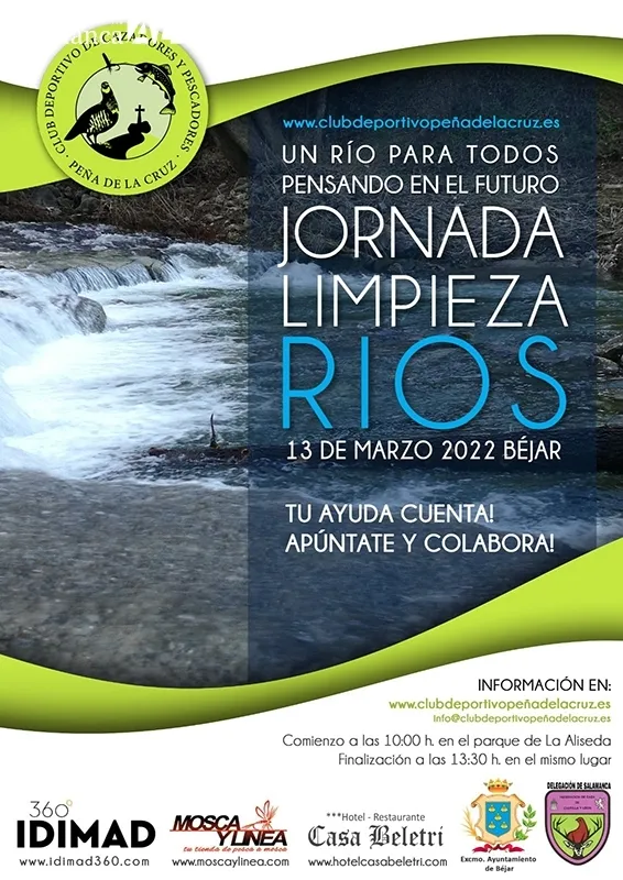 Convocada una jornada para limpiar los márgenes del río Cuerpo de Hombre