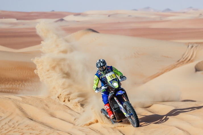 El piloto salmantino que ha acabado su carrera en Abu Dhabi