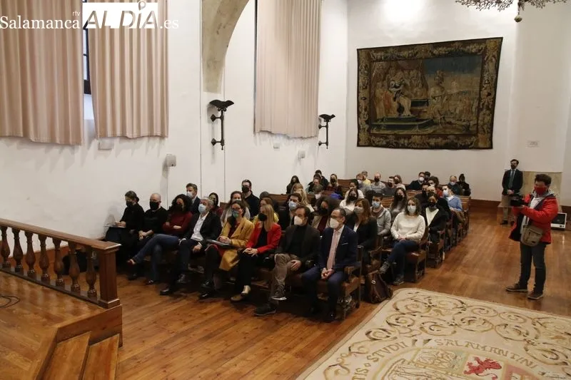 Seminario ‘La Gestión de las Ciudades Patrimonio. Resiliencia y sostenibilidad’, en la Universidad de Salamanca. Foto de David Sañudo