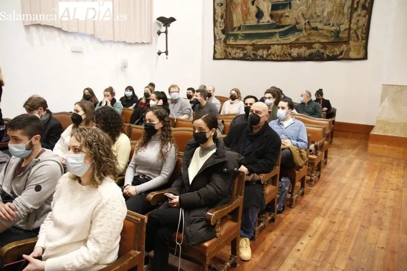 Seminario ‘La Gestión de las Ciudades Patrimonio. Resiliencia y sostenibilidad’, en la Universidad de Salamanca. Foto de David Sañudo