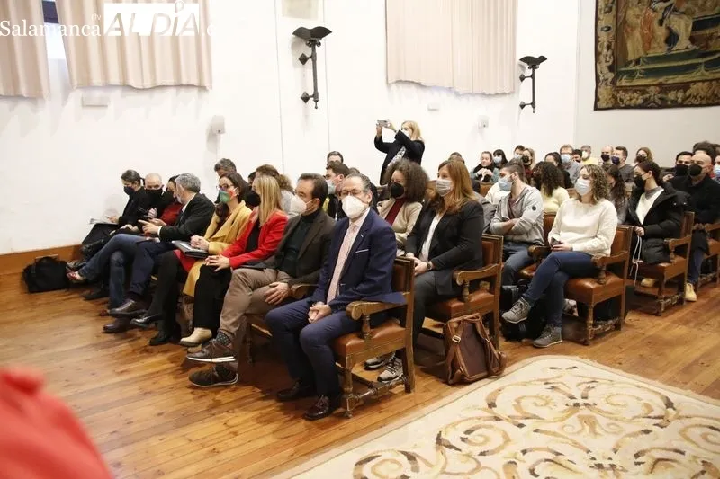Seminario ‘La Gestión de las Ciudades Patrimonio. Resiliencia y sostenibilidad’, en la Universidad de Salamanca. Foto de David Sañudo