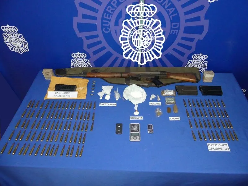 Imágenes de esta operación facilitadas por la Policía Nacional de Salamanca