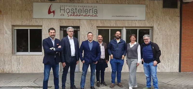 Jorge Carlos Moro Corredera, nuevo presidente de la Asociación de Empresarios de Hostelería de Salamanca, donde sustituye a Álvaro Juanes