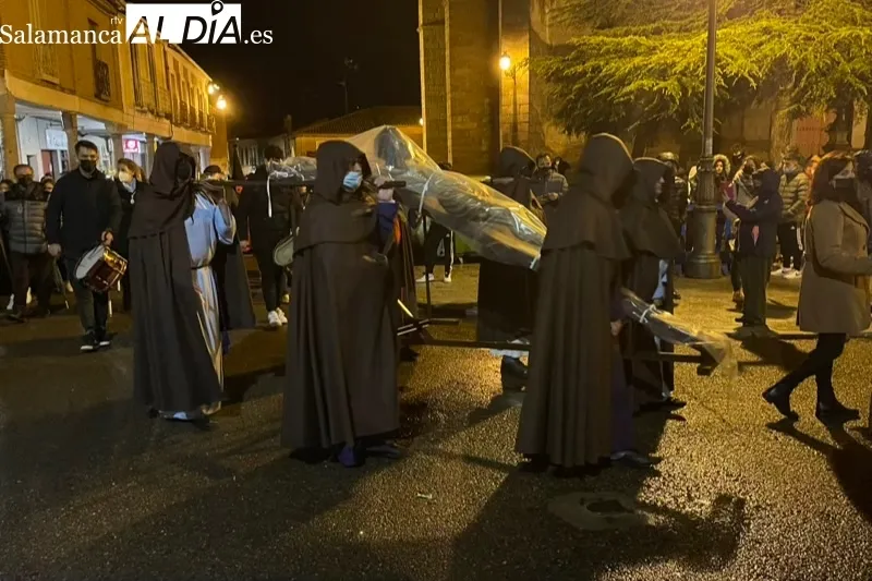 Peñaranda ha vivido la primera procesión de Penitencia el Lunes Santo