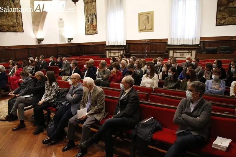 Acto en el Paraninfo de la Universidad de Salamanca
