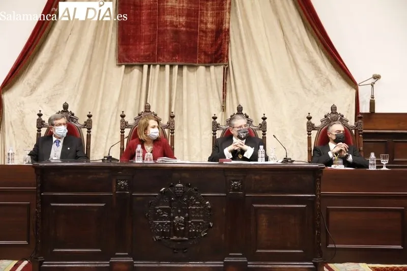 Acto en el Paraninfo de la Universidad de Salamanca